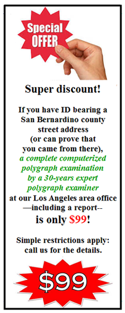 Yucaipa California polygraph professional